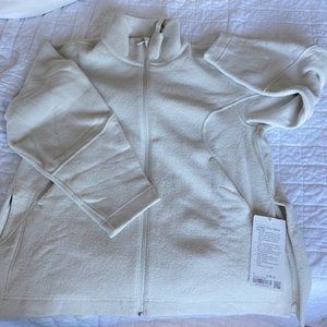 Lululemon Looped Terry Fleece Full Zip bone